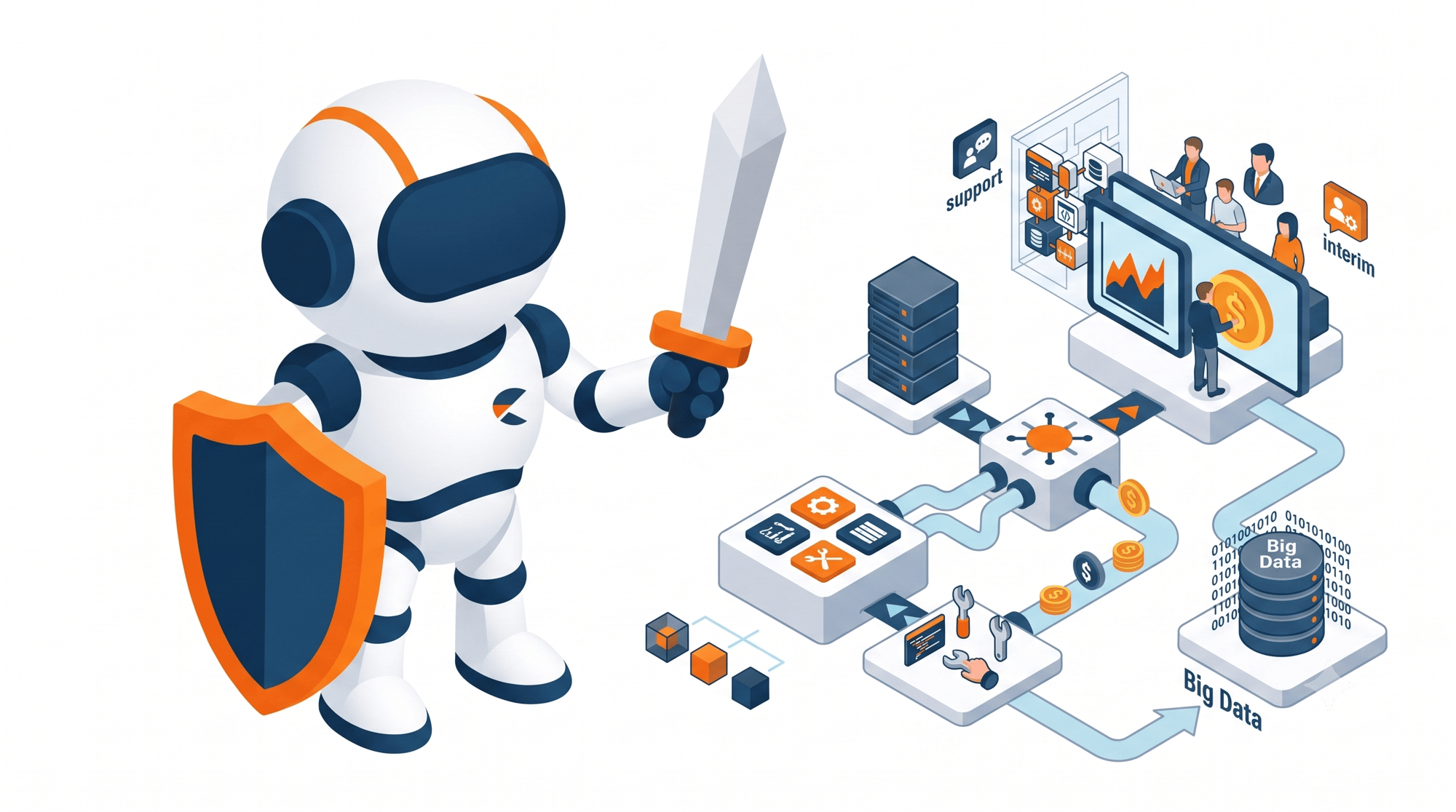 Embedded Data & Digital Transformation Support Robot